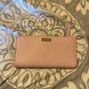 Kate spade light pink wallet/card holder
